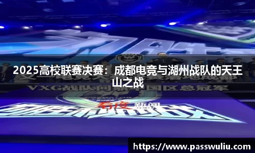 2025高校联赛决赛：成都电竞与湖州战队的天王山之战